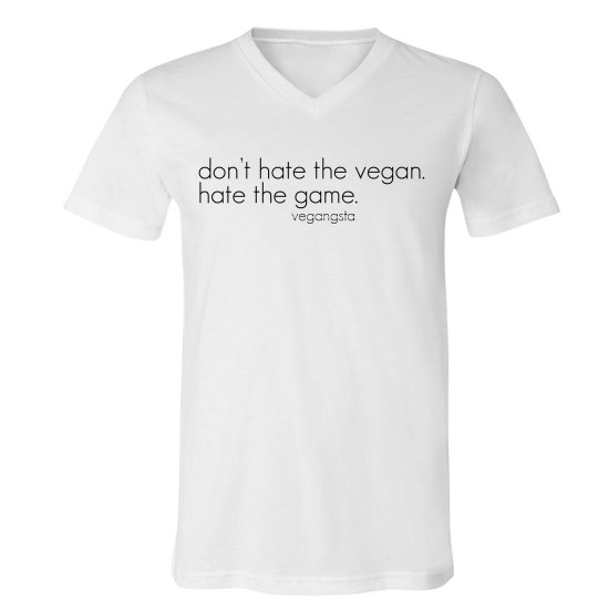 hate the game... uni vneck tee hate the game... uni vneck tee