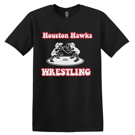 Hawks wrestling tee