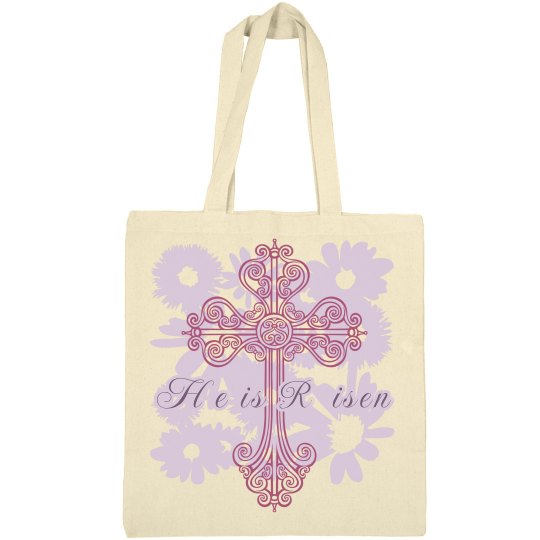 He is Risen purple bag