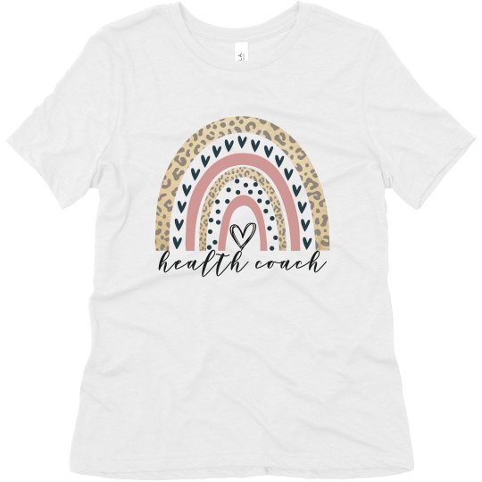 Health Coach Rainbow T-shirt Health Coach Rainbow T-shirt
