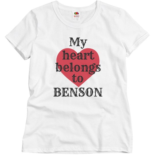 Heart belongs to Benson