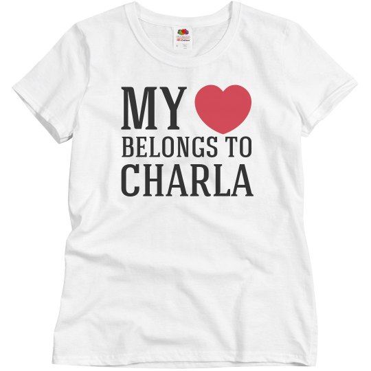 Heart belongs to charla