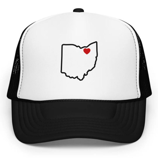 Heart Cleveland Ohio snapback Heart Cleveland Ohio snapback