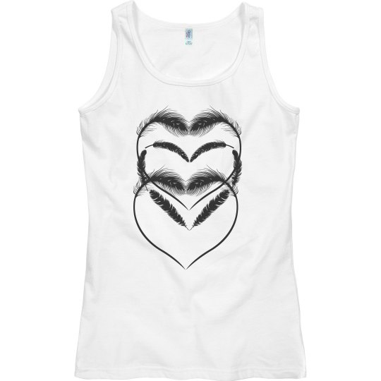 Heart Feathers T Heart Feathers T