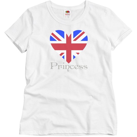 Heart flag princess top