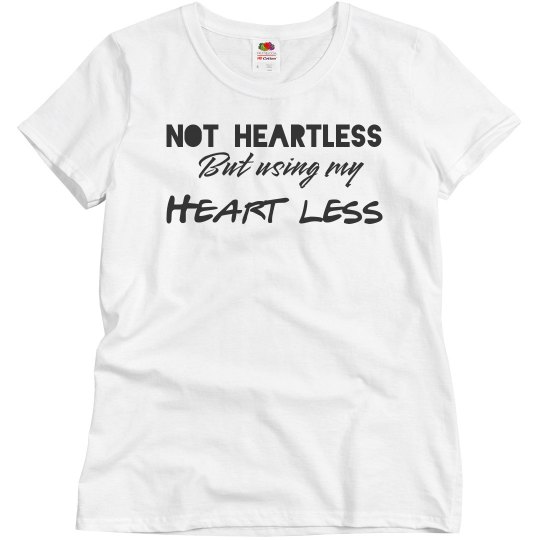 Heart less tee Heart less tee