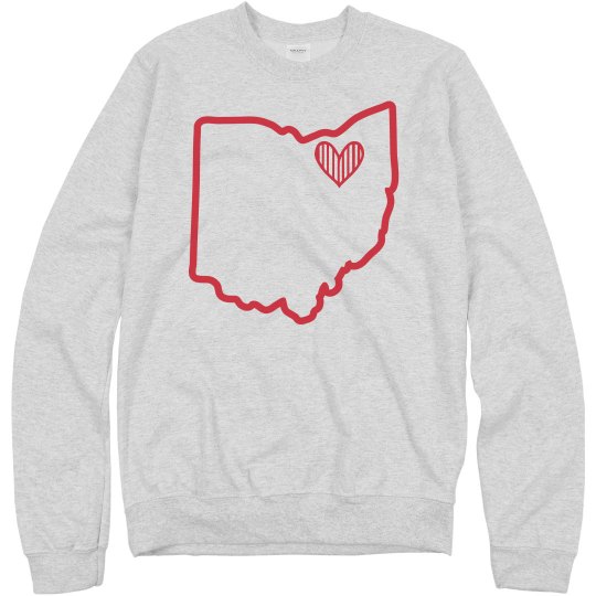 Heart Ohio Crewneck
