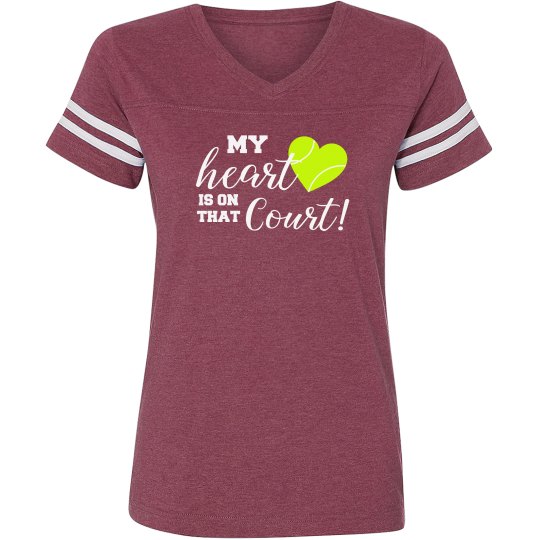 Heart on Court hot pink