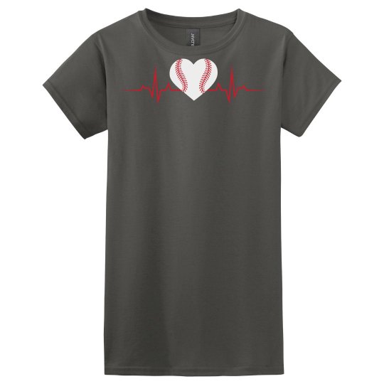 Heartbeat-Baseball Tee Heartbeat-Baseball Tee
