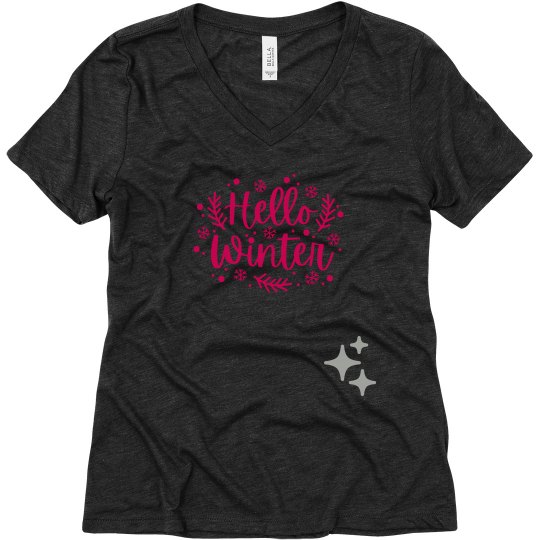 Hello winter tshirt