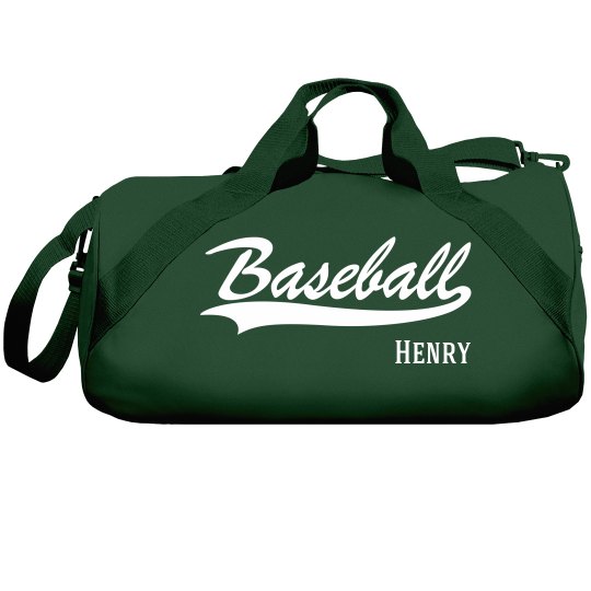 Henry's Baseball Bag