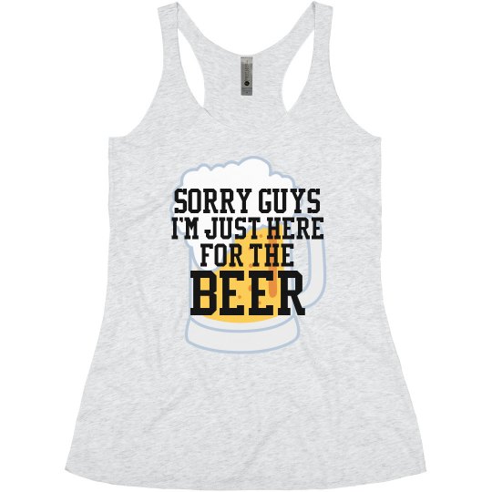 Here For Beer Tank Top Here For Beer Tank Top