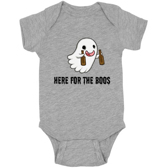 Here for the Boos Halloween Onesies Here for the Boos Halloween Onesies