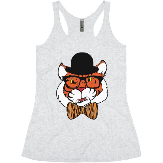 Hipster Tiger Tank Top