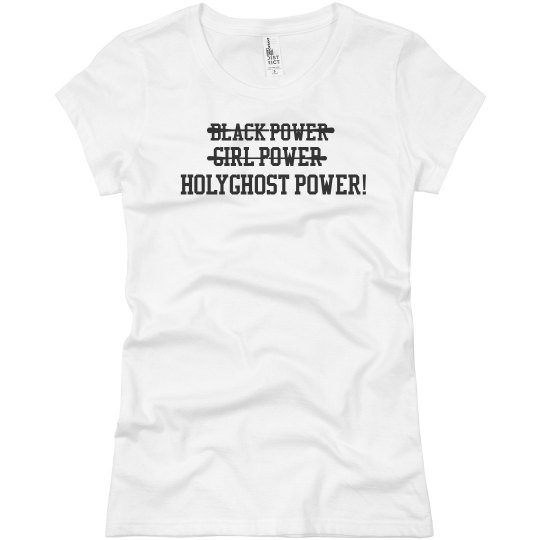 Holyghost power Whit Short sleeve tee Holyghost power Whit Short sleeve tee