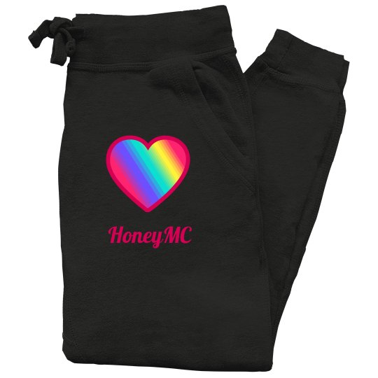 Honeymc rainbow heart bottoms