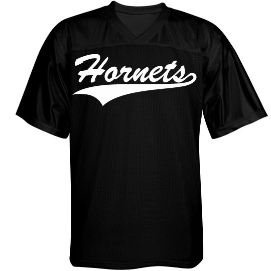 Hornets custom name and number sports jersey