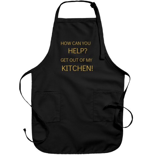 "How can you help?" Apron