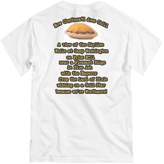 How Cincinnati does chili in yellow