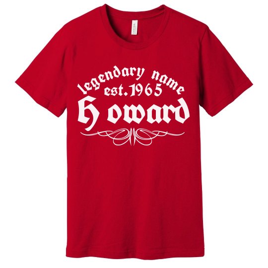 Howard. legendary name 