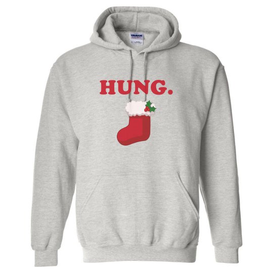 HUNG Funny Christmas Hoodie