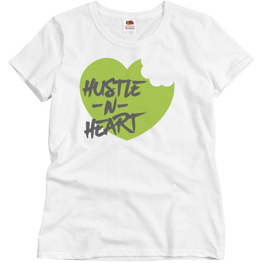 Hustle & Heart Tee-Lime