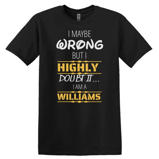 I am a Williams