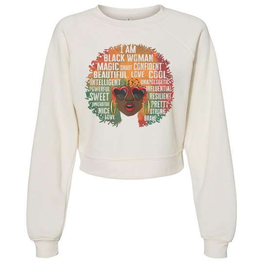 I Am Black Woman Pullover Fleece