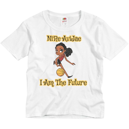 I am the future basketball tee