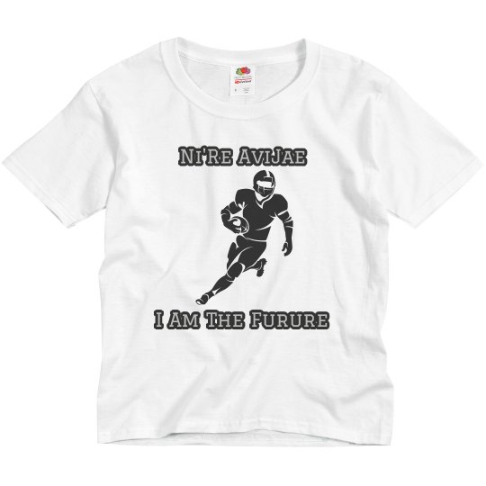 i am the future football tee