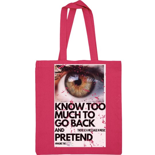 I AM Woman - Bag Lady Pink Tote 