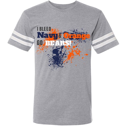 I bleed Navy & orange