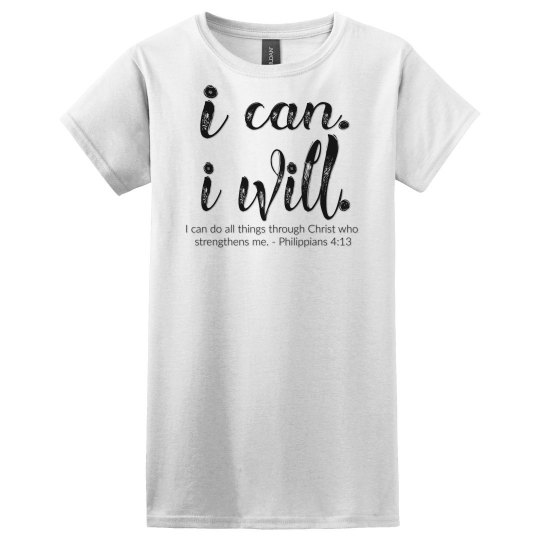 I can. I will. 