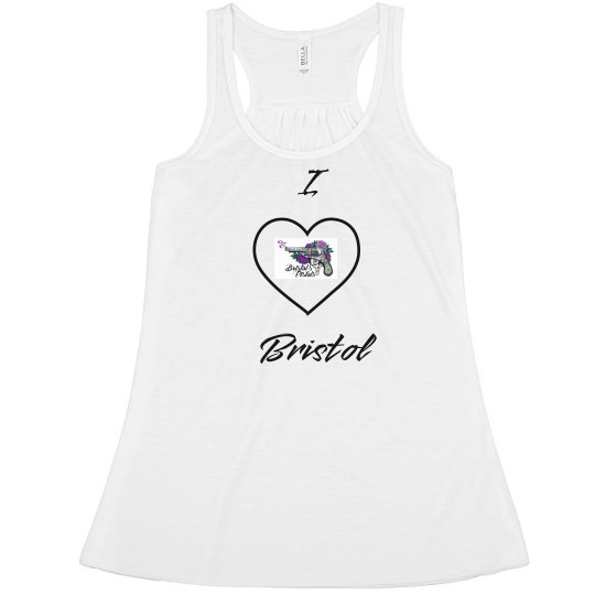 I love Bristol Women's Flowy Tank I love Bristol Women's Flowy Tank
