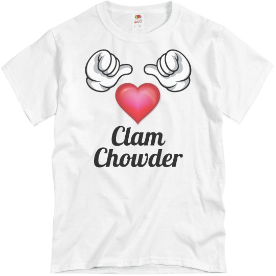 I love clam chowder