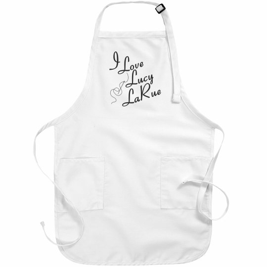 "I Love Lucy LaRue" Logo Full Apron
