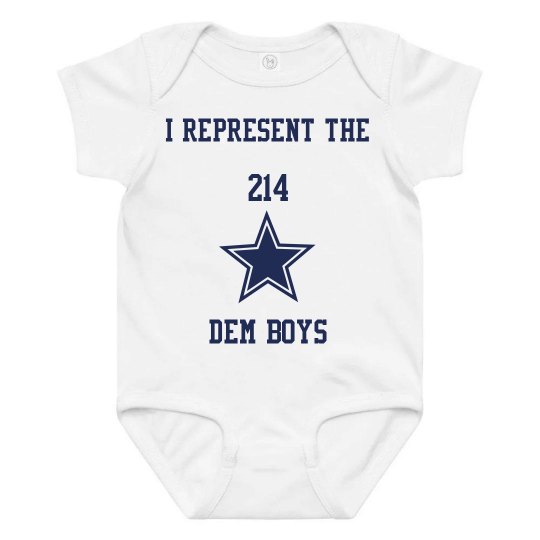 I Represent The 214 - Baby Onesie