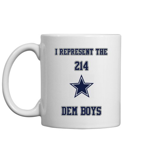 I Represent The 214 - Coffee Mug