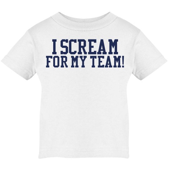 I Scream for my Team! Baby Spirit Booster