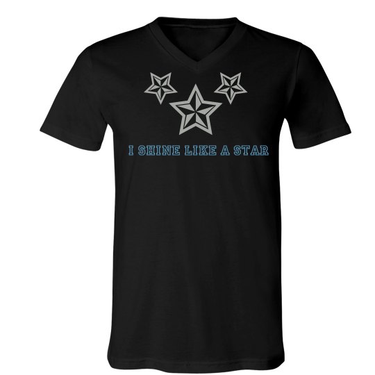 I shine like a star black shirt I shine like a star black shirt