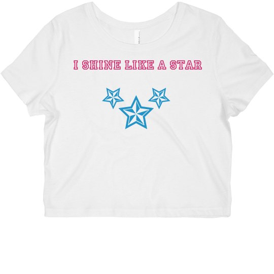 I shine like a star half top