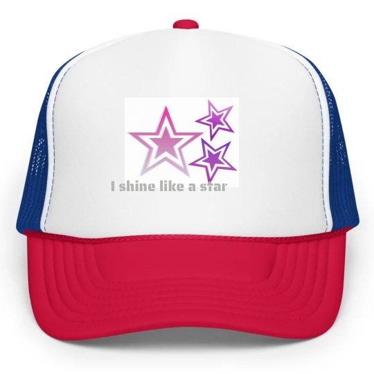 I shine like a star hat