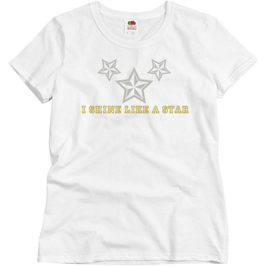 I shine like a star I shine like a star