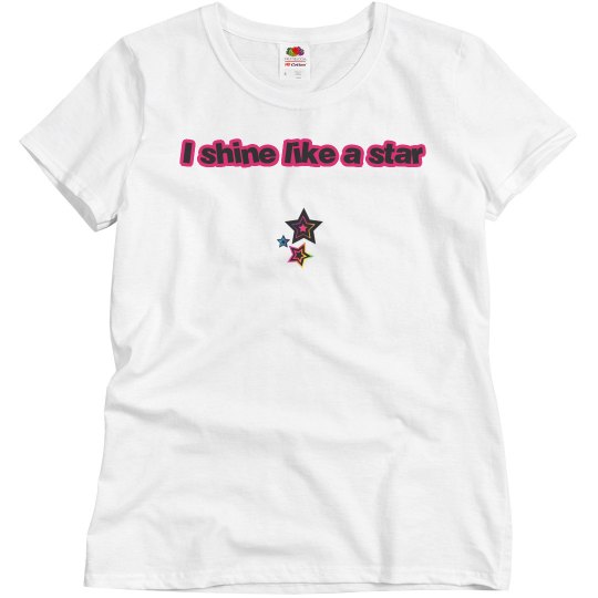I shine like a star top