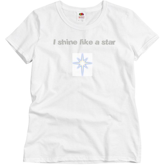 I shine like a star top