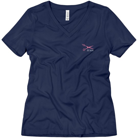 I Speak Hair - Ladies V-Neck Tee - Cosmetology I Speak Hair - Ladies V-Neck Tee - Cosmetology