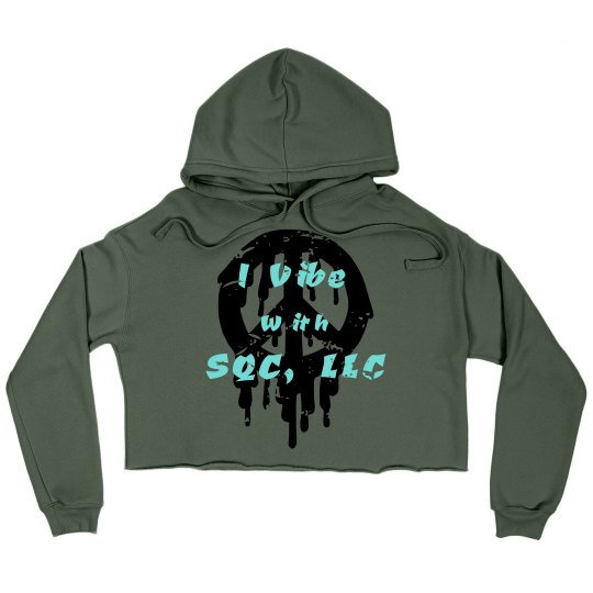 I Vibe crop hoodie I Vibe crop hoodie