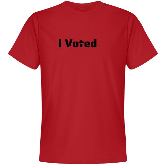 I Voted Men's T I Voted Men's T