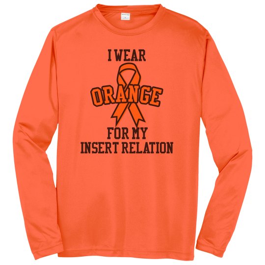 I wear Orange for CRPS - Long Sleeve