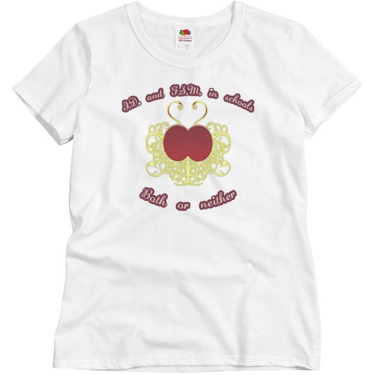 I.D. and F.S.M. women's tee